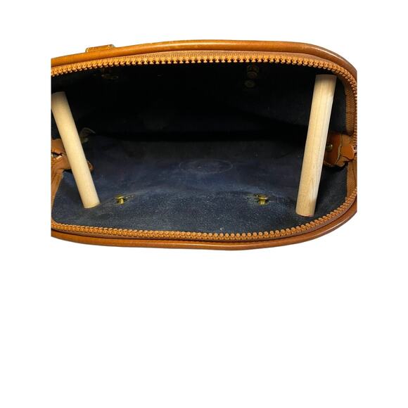 Vintage Dooney & Bourke Handbag  Large Navy Crossbody  Leather - Picture 9 of 9